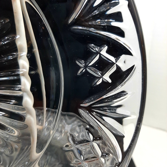 Dublin by Gottinger Crystal Dinner Plates. Set of 8.Mint condition. - Picture 5 of 6